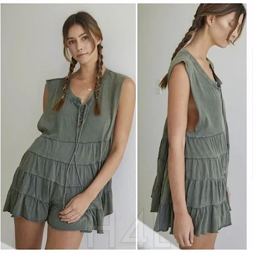 UO Ruffle Romper